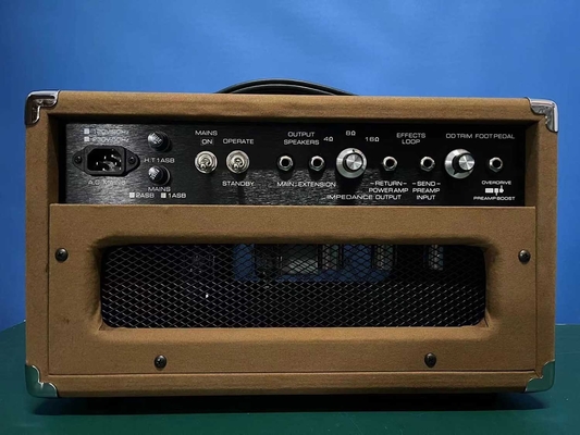 Gran amplificador personalizado 20W Tolex marrón VOX Grill Tejido JJ Tubos inspirados en Dumble ODS Overdrive Especial proveedor