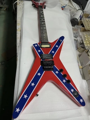 Fábrica personalizada bolsa de diez centavos guitarra eléctrica rosa madera tablero de alta calidad proveedor