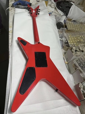 Fábrica personalizada bolsa de diez centavos guitarra eléctrica rosa madera tablero de alta calidad proveedor
