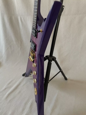 Guitarra eléctrica personalizada Dean Dime Razorback DCR Black Tooth Limited proveedor