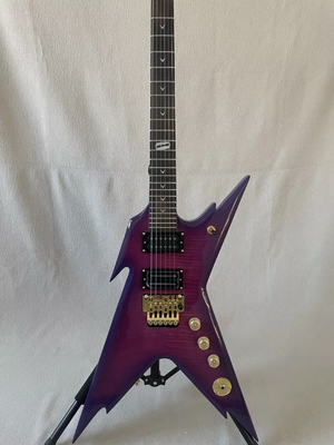 Guitarra eléctrica personalizada Dean Dime Razorback DCR Black Tooth Limited proveedor