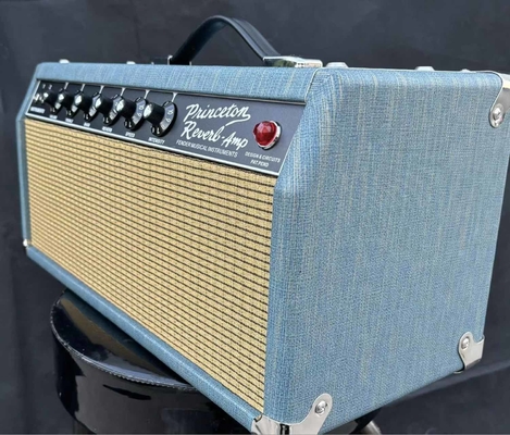 Gran ′64 Princeton Reverb Tubo Guitar Amp Head en Color Azul Fender Amp Clone Guitar Amplifier OEM proveedor