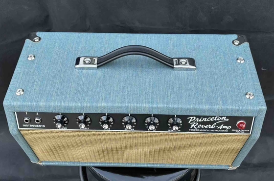 Gran ′64 Princeton Reverb Tubo Guitar Amp Head en Color Azul Fender Amp Clone Guitar Amplifier OEM proveedor