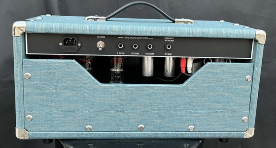 Gran ′64 Princeton Reverb Tubo Guitar Amp Head en Color Azul Fender Amp Clone Guitar Amplifier OEM proveedor