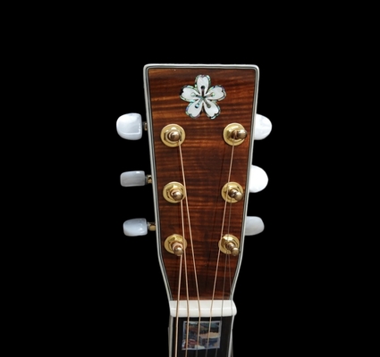 Custom Grand totalmente sólida madera cocobolo pequeña flor dreadnought guitarra 41 pulgadas AAA madera sólida copa koa, proveedor
