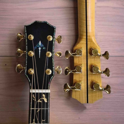 Guitarra acústica de 40 pulgadas y sólida natural KOA AAAAA proveedor