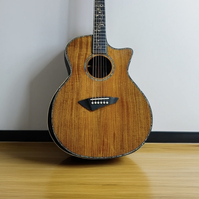 Guitarra acústica de 40 pulgadas y sólida natural KOA AAAAA proveedor