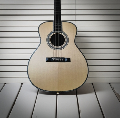 Guitarra acústica OM-45 hecha a mano con acabado Nitro proveedor