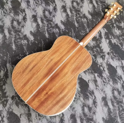 Guitarra acústica amarilla de madera maciza de 40 pulgadas de la serie OM42 estilo guitarra Martin proveedor