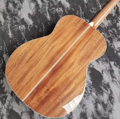 Guitarra acústica amarilla de madera maciza de 40 pulgadas de la serie OM42 estilo guitarra Martin proveedor