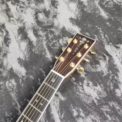 Guitarra acústica amarilla de madera maciza de 40 pulgadas de la serie OM42 estilo guitarra Martin proveedor