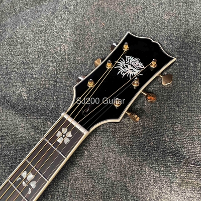 Guitarra acústica de estilo GB SJ200 Cocobolo con doble guía proveedor