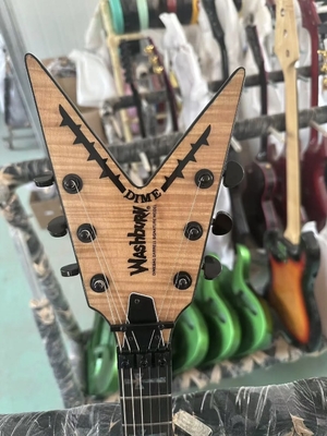 Guitarra eléctrica de madera de rosa de forma irregular proveedor