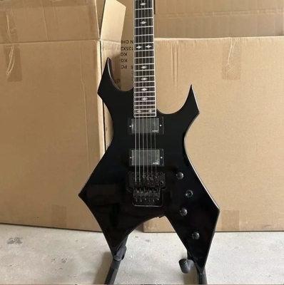 Guitarra eléctrica personalizada.C.Rich &quot;Warlock&quot; con Floyd Rose Vibrato Puente de bloqueo de cuerda Nut de recogida activa proveedor
