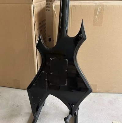 Guitarra eléctrica personalizada.C.Rich &quot;Warlock&quot; con Floyd Rose Vibrato Puente de bloqueo de cuerda Nut de recogida activa proveedor