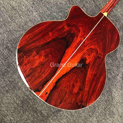 Guitarra acústica a medida de madera sólida de Cocobolo proveedor