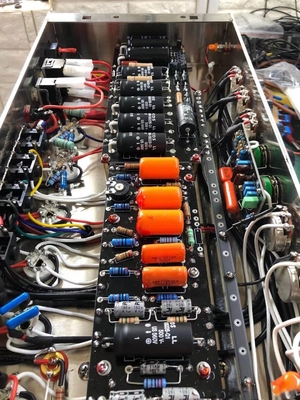 Custom 50W Dumble Clone Versión mejorada SSS Acero de cuerda Singer Valve Amplificador Serie Dos estilo Rock Amps proveedor