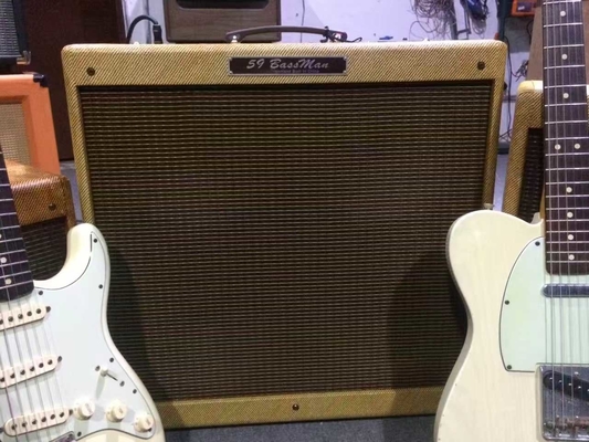 Personalizado 5F6A Bassman Combo 410 Jensen altavoces punto a punto soldadura acepta guitarra amplificador OEM proveedor