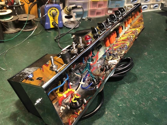 Personalizado 5F6A Bassman Combo 410 Jensen altavoces punto a punto soldadura acepta guitarra amplificador OEM proveedor