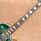 Guitarra eléctrica de estilo nuevo de alta calidad, de color verde y azul Flame Maple Top Rosewood guitarra eléctrica, gratis proveedor