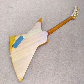 Guitarra eléctrica tipo RD en color de madera natural, Guitarra RD de tienda personalizada con hardware de Chrome, incrustaciones de puntos, envío gratuito proveedor