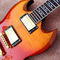 Guitarra eléctrica SG de nuevo estilo, cambio gradual y flame Maple Top SG guitarra eléctrica, envío gratuito proveedor
