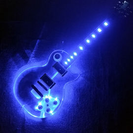 Guitarra eléctrica acrílica estándar de alta calidad, madera de rosa Fingerboard luz LED LP 1959 R9 guitarra eléctrica, envío gratuito proveedor
