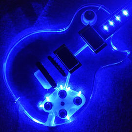Guitarra eléctrica acrílica estándar de alta calidad, madera de rosa Fingerboard luz LED LP 1959 R9 guitarra eléctrica, envío gratuito proveedor