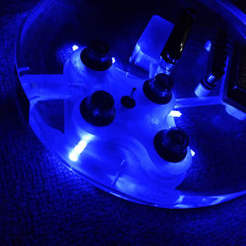 Guitarra eléctrica acrílica estándar de alta calidad, madera de rosa Fingerboard luz LED LP 1959 R9 guitarra eléctrica, envío gratuito proveedor