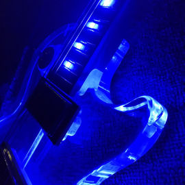Guitarra eléctrica acrílica estándar de alta calidad, madera de rosa Fingerboard luz LED LP 1959 R9 guitarra eléctrica, envío gratuito proveedor