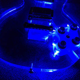 Guitarra eléctrica acrílica estándar de alta calidad, madera de rosa Fingerboard luz LED LP 1959 R9 guitarra eléctrica, envío gratuito proveedor