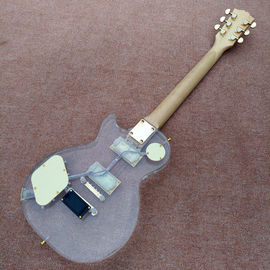 Guitarra eléctrica acrílica estándar de alta calidad, madera de rosa Fingerboard luz LED LP 1959 R9 guitarra eléctrica, envío gratuito proveedor