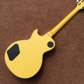 Guitarra eléctrica LP personalizada, guitarra eléctrica de oro amarillo de huevo, envío gratuito proveedor