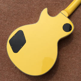 Guitarra eléctrica LP personalizada, guitarra eléctrica de oro amarillo de huevo, envío gratuito proveedor