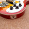 Alta calidad Rick 4003 modelo Ricken 4 cuerdas Bajo eléctrico guitarra en color Cherry estallido hardware de cromo, envío gratuito proveedor