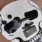 Guitarra eléctrica de alta calidad de estilo nuevo, esqueleto negro, guitarra eléctrica LP de madera de rosa, gratis proveedor