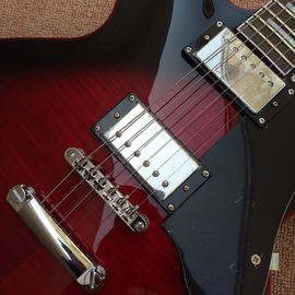 Nueva guitarra eléctrica de cuerpo hueco de alta calidad 335 jazz, Maple top &amp; back Guitarra eléctrica de salida de doble tono, envío gratuito proveedor