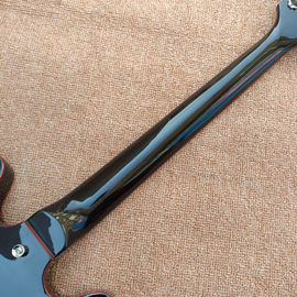 Nueva guitarra eléctrica de cuerpo hueco de alta calidad 335 jazz, Maple top &amp; back Guitarra eléctrica de salida de doble tono, envío gratuito proveedor