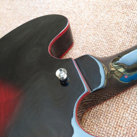 Nueva guitarra eléctrica de cuerpo hueco de alta calidad 335 jazz, Maple top &amp; back Guitarra eléctrica de salida de doble tono, envío gratuito proveedor