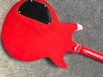 Tienda personalizada Vintage de una pieza cuerpo y cuello lp guitarra doble corte cuerpo ES guitarra eléctrica izquierdista personalizada disponible proveedor