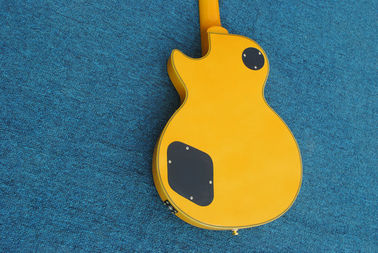 Guitarra eléctrica personalizada LP amarillo oscuro, guitarra lp directa de fábrica Todos los colores están disponibles, algunos países envío gratuito proveedor