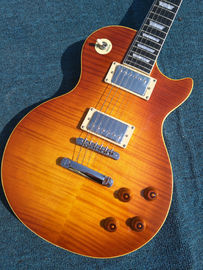 Tiger Flame 1959 R9 LP guitarra eléctrica estándar pieza por pieza cuerpo de cuello, puente Tune-o-Matic, entrega gratuita de FRET proveedor