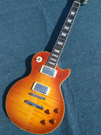 Tiger Flame 1959 R9 LP guitarra eléctrica estándar pieza por pieza cuerpo de cuello, puente Tune-o-Matic, entrega gratuita de FRET proveedor