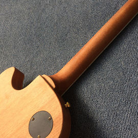 Guitarra personalizada, dibujo de dragón tallado, tablero de ébano, envío gratuito proveedor