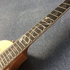 Guitarra personalizada, dibujo de dragón tallado, tablero de ébano, envío gratuito proveedor