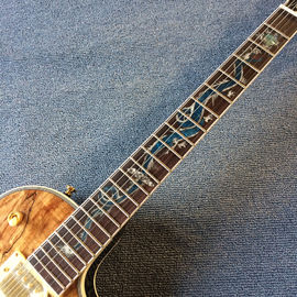 Nueva guitarra eléctrica LP de alta calidad, Abalone Dinosaur incrustada en el panel y el cuerpo de la guitarra eléctrica LP, gratis. proveedor