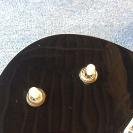 Guitarra eléctrica de jazz de cuerpo hueco, agujero doble F, sistema de tremolo, guitarra de jazz negra de alta calidad proveedor