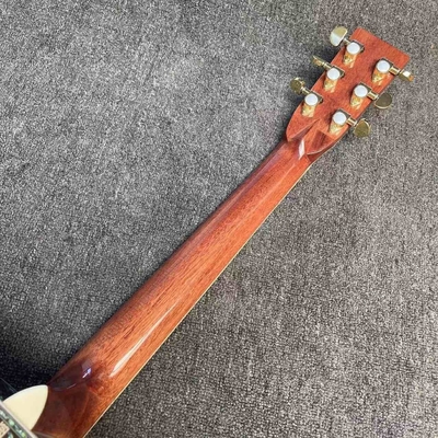 41 pulgadas Tipo D Sunburst Maligno abeto guitarra acústica Abalone Ebony Fingerboard proveedor