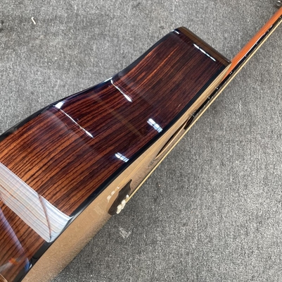 Guitarra acústica de 12 cuerdas de abeto sólido en color natural proveedor