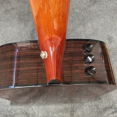 Guitarra acústica de 12 cuerdas de abeto sólido en color natural proveedor